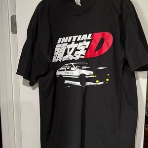 Initial D black T-shirt
